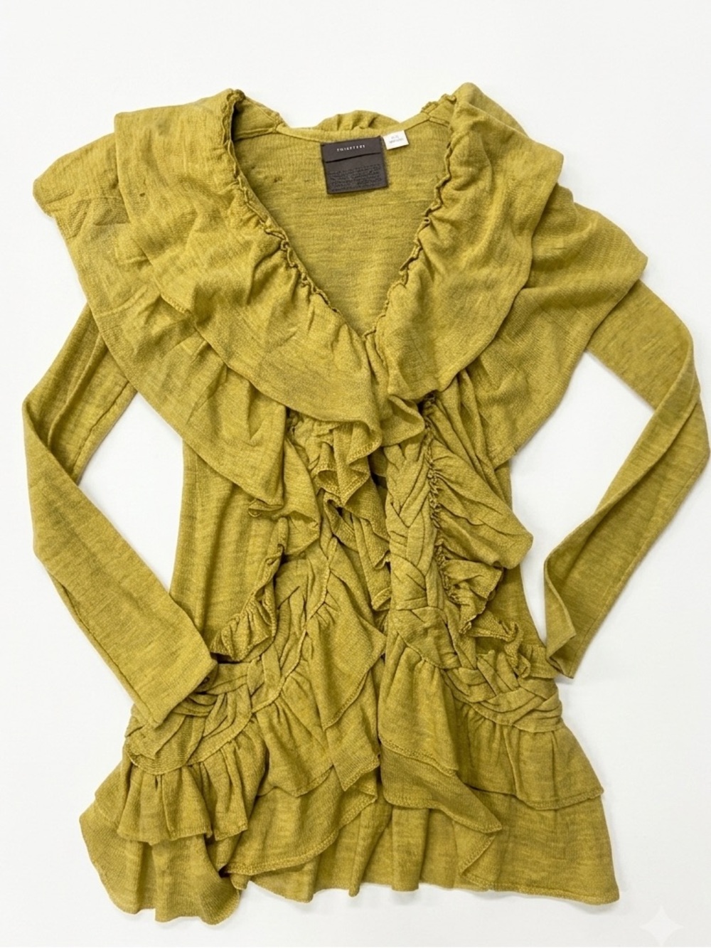 Guinevere Ruffled Sweater Size XS II